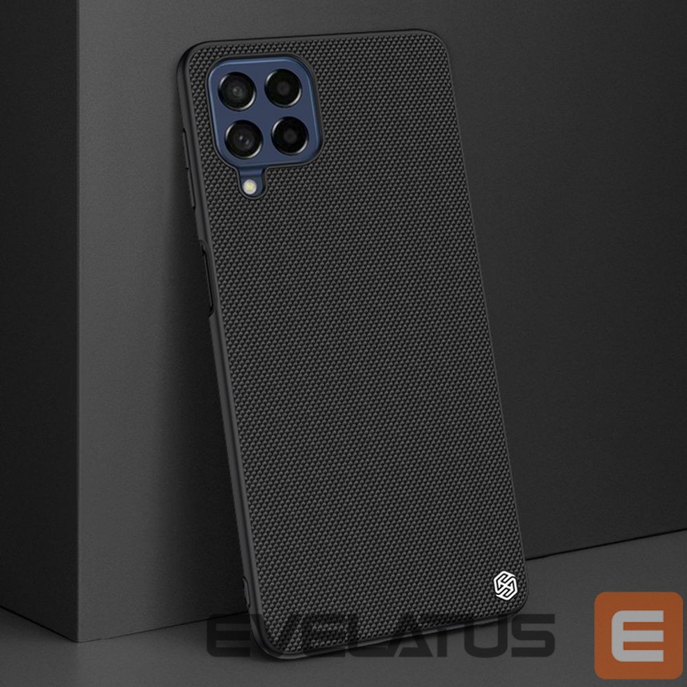 Back panel cover Nillkin Nillkin Textured Case durable reinforced case with gel frame and nylon back for Samsung Galaxy M53 5G black