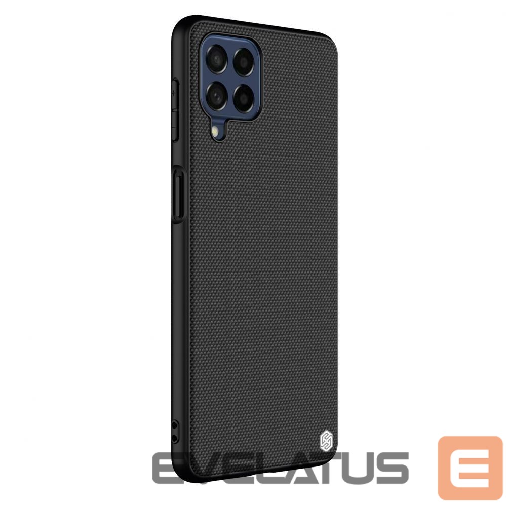 Back panel cover Nillkin Nillkin Textured Case durable reinforced case with gel frame and nylon back for Samsung Galaxy M53 5G black