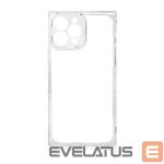 Back panel cover Hurtel  Square Clear Case Cover for Samsung Galaxy A12 5G Transparent Gel Cover 