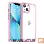 Back panel cover Hurtel - Outer Space Case iPhone 14 Plus hard cover with a gel frame pink 