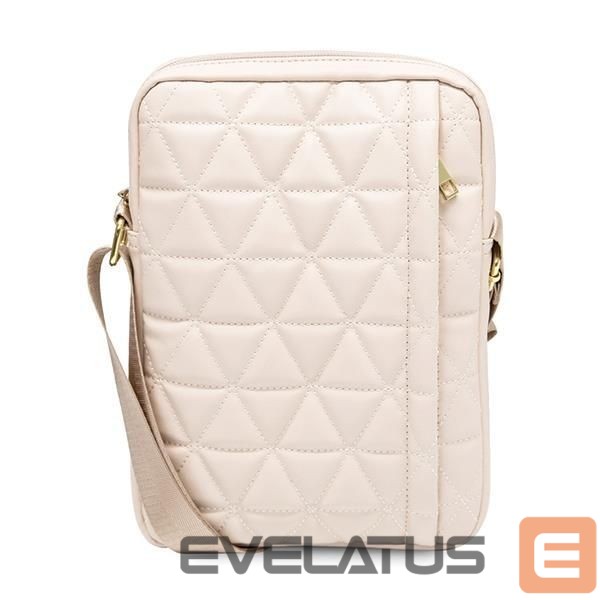 Back panel cover Guess Guess Bag GUTB10QLPK 10" pink/pink Quilted Tablet Bag