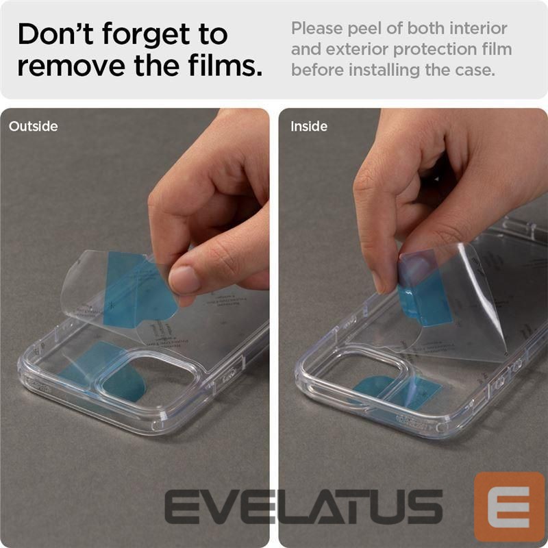 Back panel cover Spigen Transparent