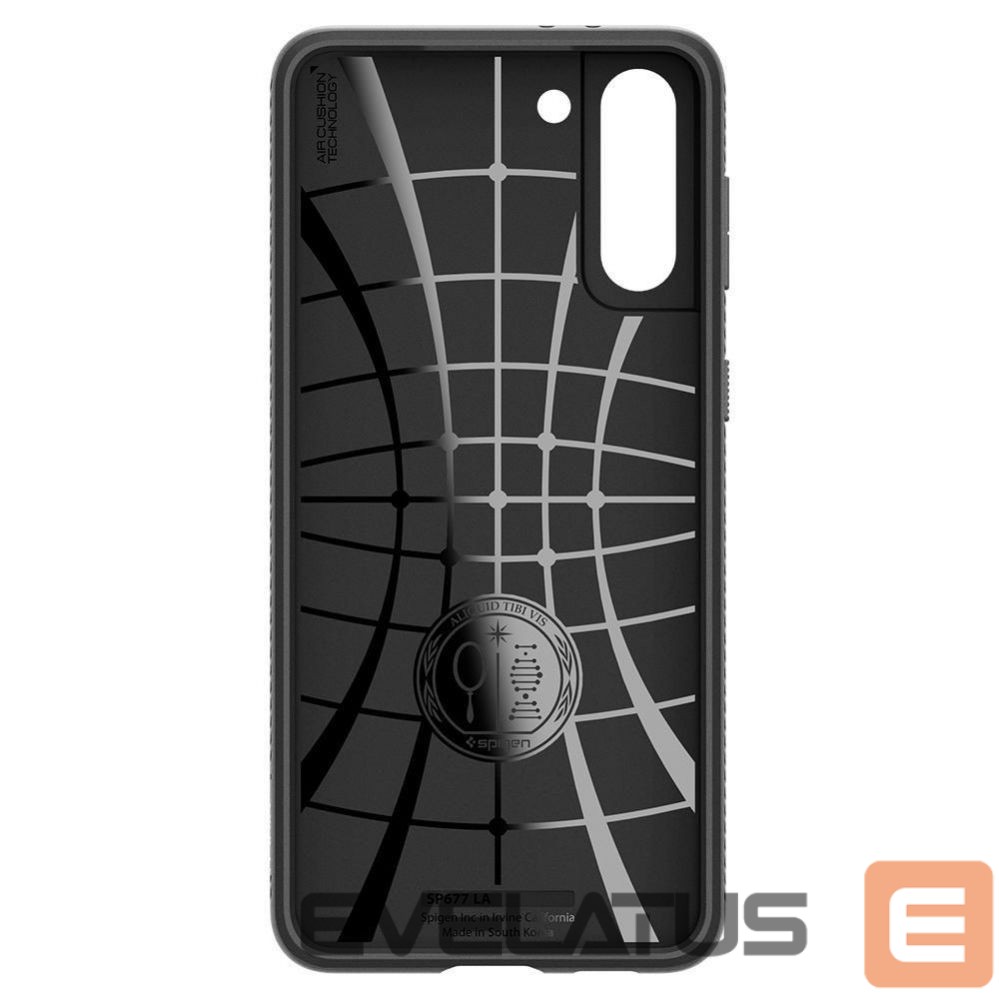 Back panel cover Spigen Spigen Liquid Air Case for Samsung Galaxy S21 - Matte Black
