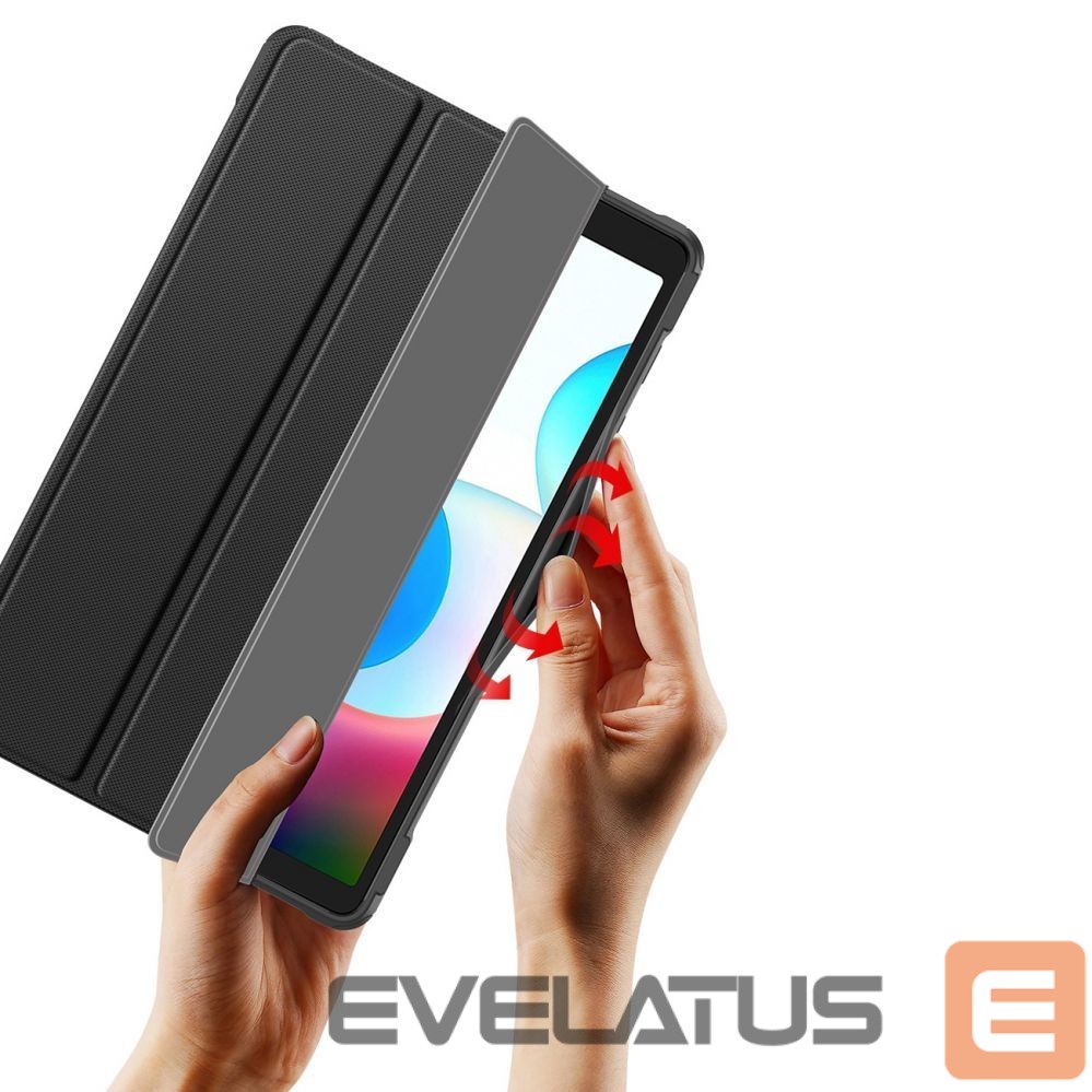 Back panel cover Dux Ducis Dux Ducis Toby Armored Flip Smart Case for Realme Pad Mini black