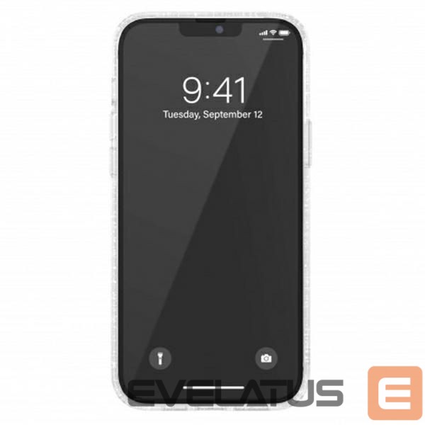 Back panel cover Adidas Adidas OR Protective Clear Case Glitter for iPhone 13 Pro Max - Transparent Silver