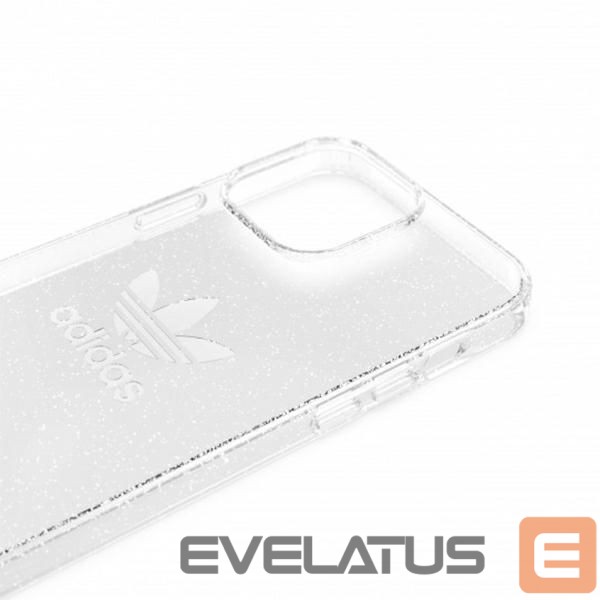 Back panel cover Adidas Adidas OR Protective Clear Case Glitter for iPhone 13 Pro Max - Transparent Silver