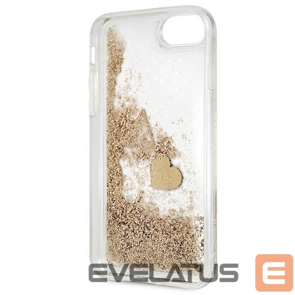 Back panel cover Guess Guess GUOHCI8GLHFLGO iPhone 7/8/SE 2020 /SE 2022 gold/gold hard case Glitter Charms