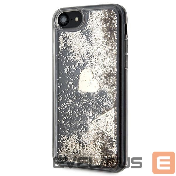Back panel cover Guess Guess GUOHCI8GLHFLGO iPhone 7/8/SE 2020 /SE 2022 gold/gold hard case Glitter Charms