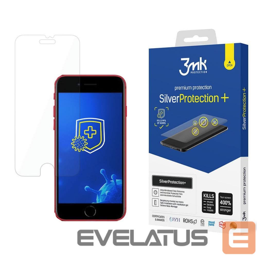 Protective glass 3MK Apple iPhone SE 2022 - 3mk SilverProtection+