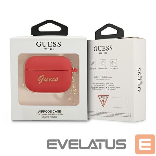 Back panel cover Guess Red