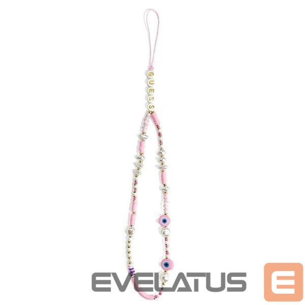 Other Guess Guess pendant GUSTSHPP Phone Strap pink/pink Beads Shell