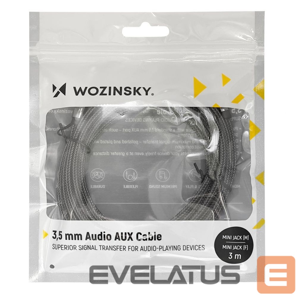 Cable Wozinsky 3 m \ Black
