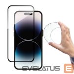Protective glass Wozinsky  Wozinsky Full Cover Flexi Nano Glass tempered glass for iPhone 14 Pro Max flexible with a black frame 