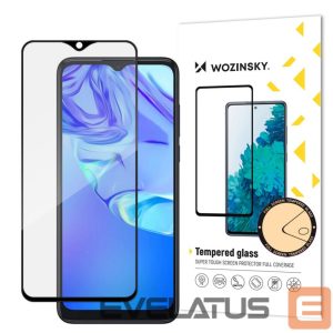Back panel cover Wozinsky  Wozinsky super durable Full Glue tempered glass full screen with frame Case Friendly TCL 305 black 