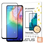 Back panel cover Wozinsky  Wozinsky Super Tough Full Glue Tempered Glass Full Screen With Frame Case Friendly TCL 20 5G Black 