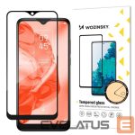 Back panel cover Wozinsky  Wozinsky super durable Full Glue tempered glass full screen with Case Friendly TCL 205 black frame 