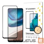 Back panel cover Wozinsky  Wozinsky Super Durable Full Glue Tempered Glass Full Screen With Frame Case Friendly Motorola Moto G42 Black 