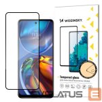 Back panel cover Wozinsky  Wozinsky Super Durable Full Glue Tempered Glass Full Screen With Frame Case Friendly Motorola Moto E32 Black 