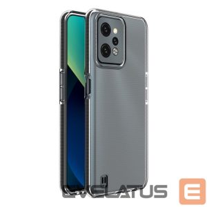 Back panel cover Hurtel  Black || Transparent 