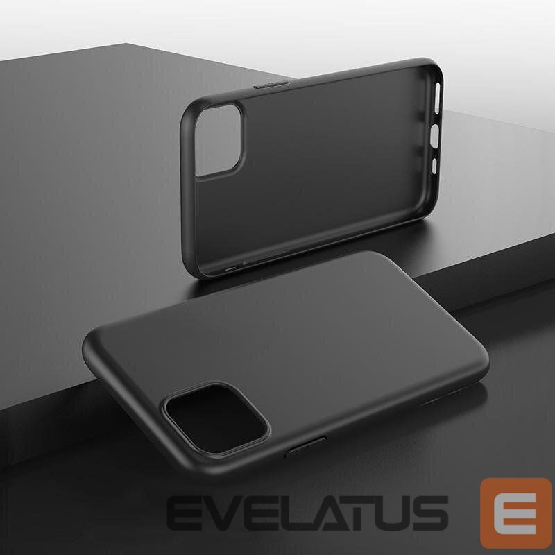 Back panel cover Hurtel Soft Case Cover Gel Flexible Cover for Samsung Galaxy A03 black