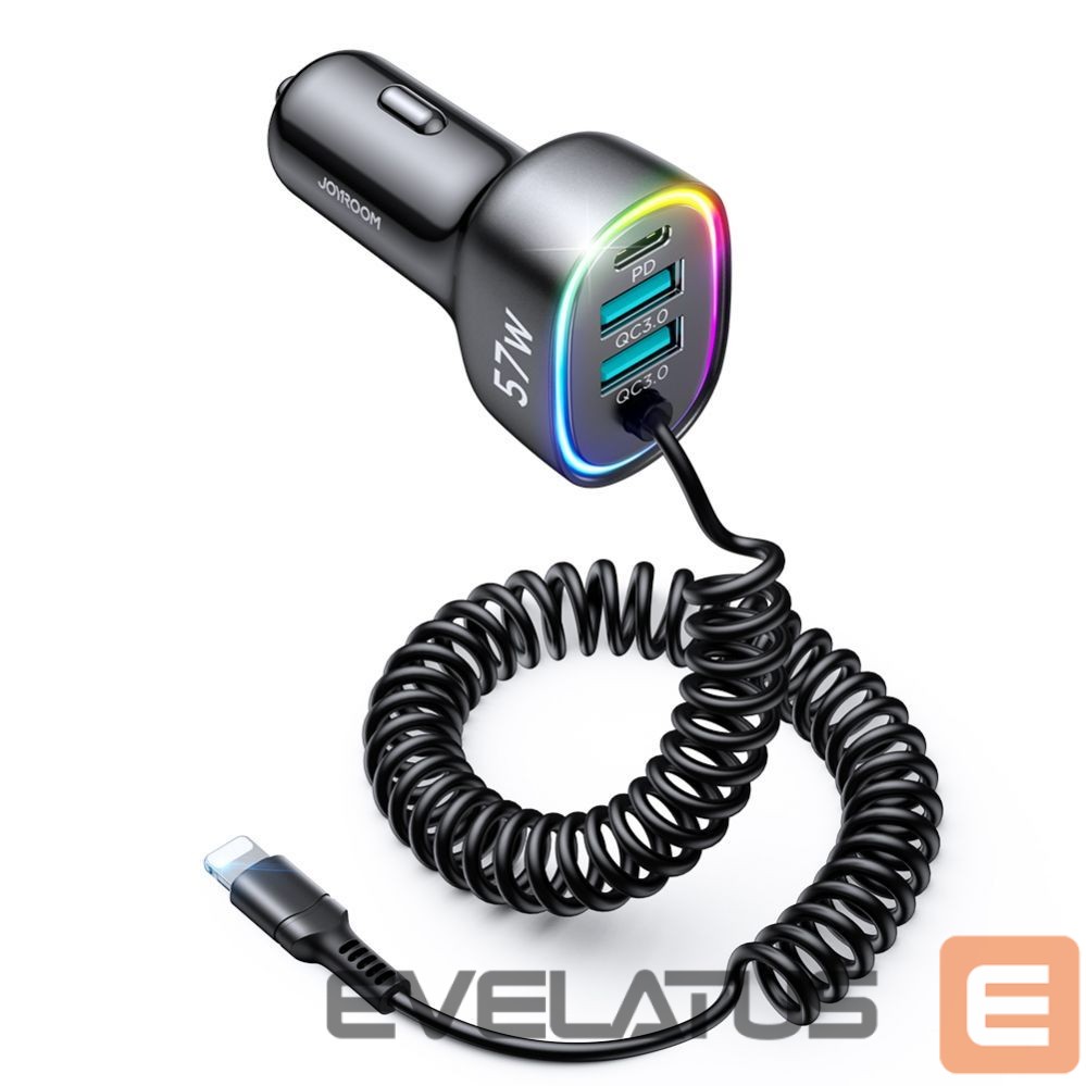 Cable Joyroom Lightning (male) || USB-A (female) || USB-C (female)