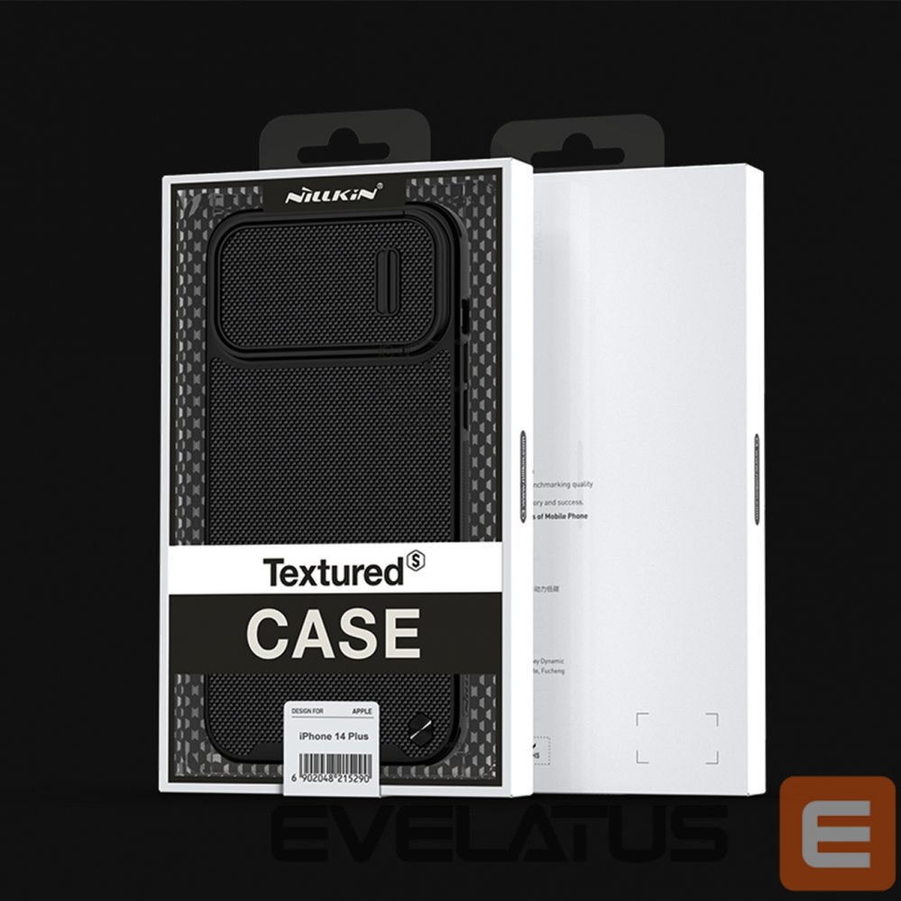 Back panel cover Nillkin Nillkin Textured S Case iPhone 14 Pro Max armored cover with camera cover dark green