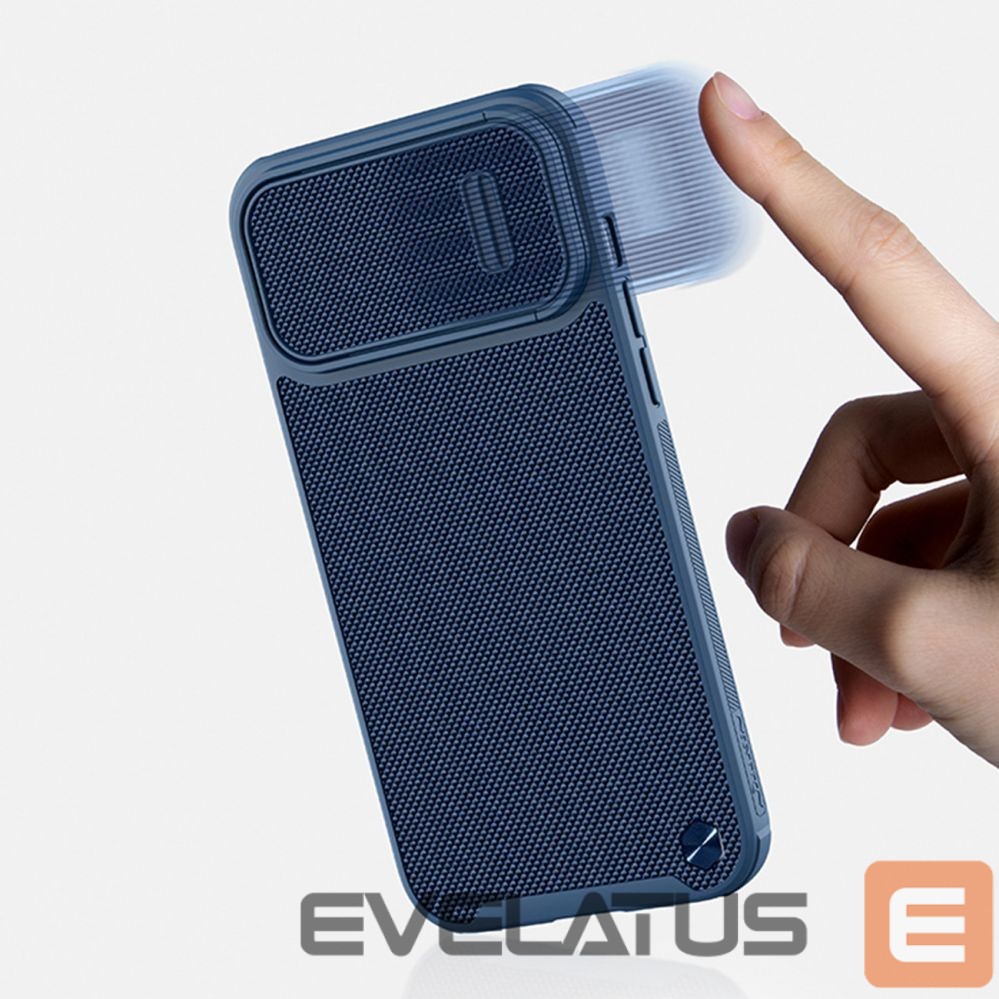 Back panel cover Nillkin Nillkin Textured S Case iPhone 14 Pro Max armored cover with camera cover dark green