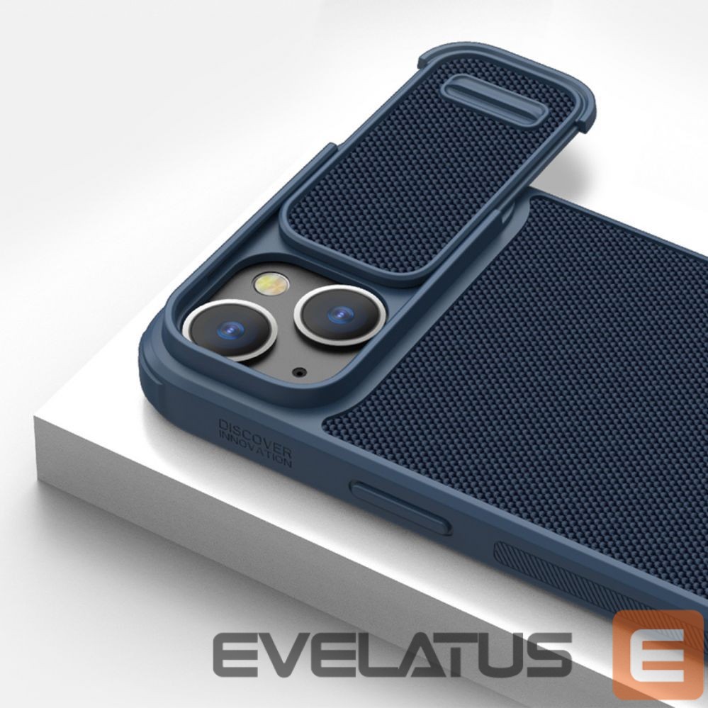 Back panel cover Nillkin Nillkin Textured S Case iPhone 14 Pro Max armored cover with camera cover dark green