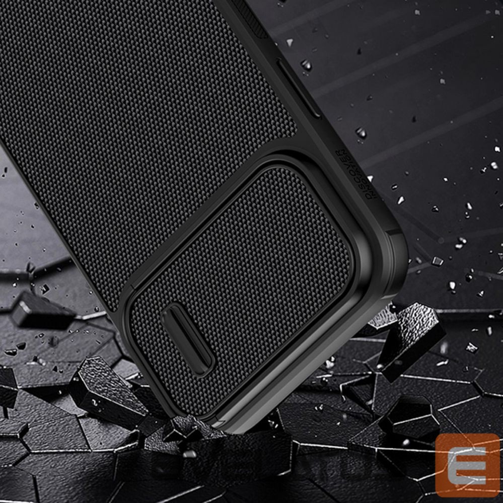 Back panel cover Nillkin Nillkin Textured S Case iPhone 14 Pro Max armored cover with camera cover dark green