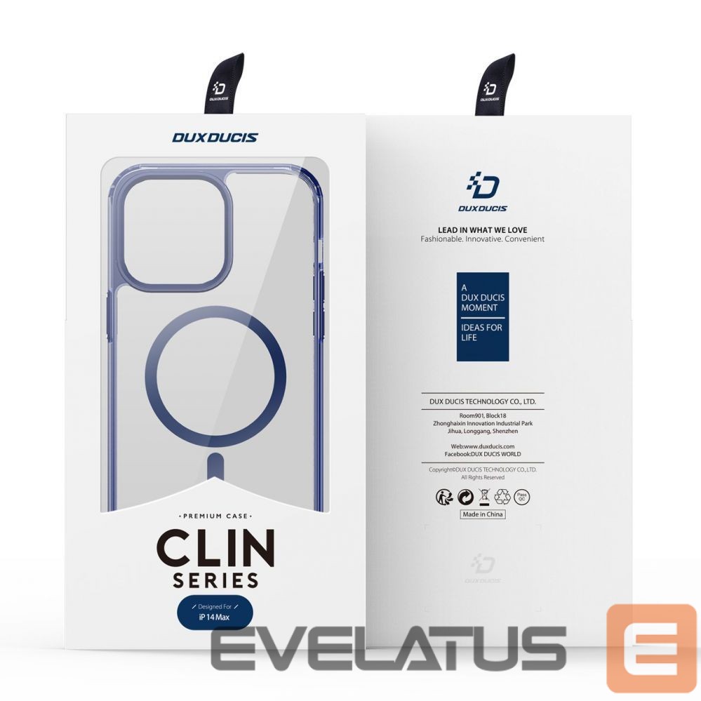 Back panel cover Dux Ducis Blue || Transparent