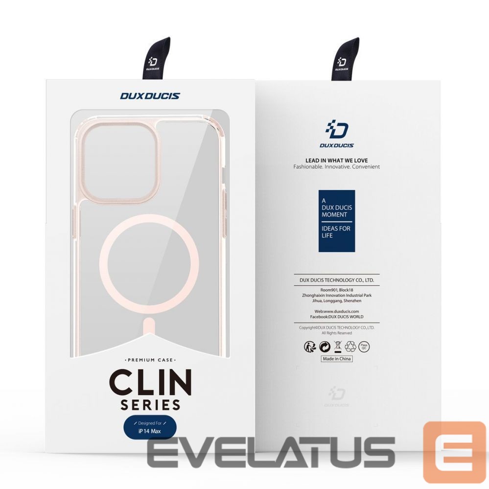 Back panel cover Dux Ducis Pink || Transparent