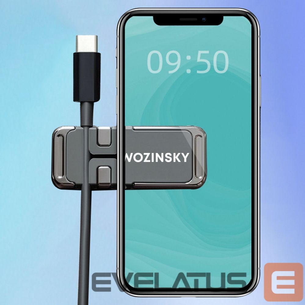 Other Wozinsky Wozinsky Magnetic Phone Holder with Cable Organizer (WMCDO-B1)