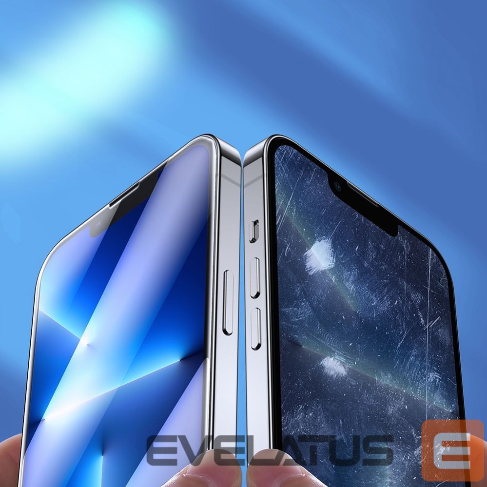 Back panel cover Joyroom Joyroom Knight 2,5D FS TG 5x glass iPhone 14 Plus full screen (JR-DH07)