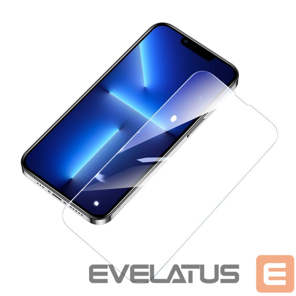 Back panel cover Joyroom Joyroom Knight 2,5D FS TG 5x glass iPhone 14 Plus full screen (JR-DH07)