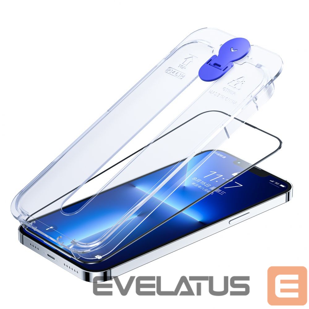 Protective glass Joyroom Joyroom Knight glass for iPhone 14 Plus with mounting kit transparent (JR-H11)