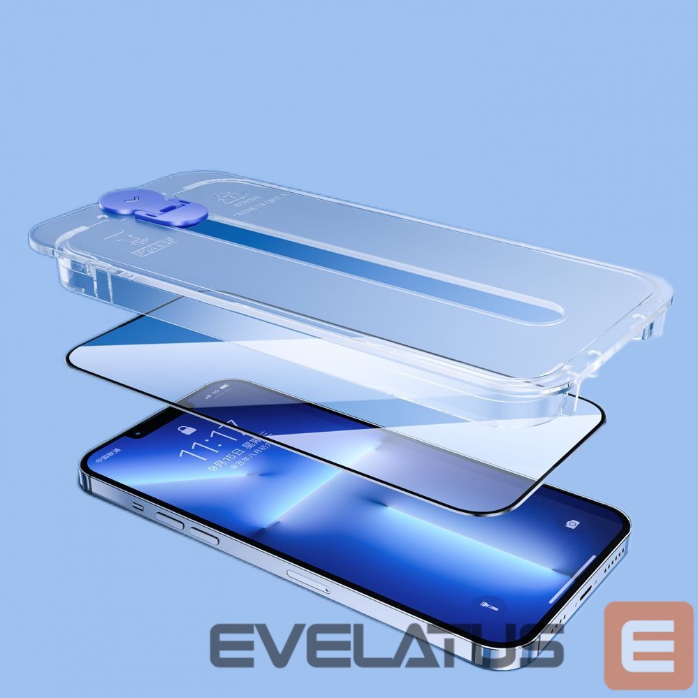 Protective glass Joyroom Joyroom Knight glass for iPhone 14 Plus with mounting kit transparent (JR-H11)