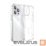 Back panel cover Joyroom  Joyroom 14D Magnetic Case Magnetic Case for iPhone 14 Plus Compatible with MagSafe transparent (JR-14D7) 