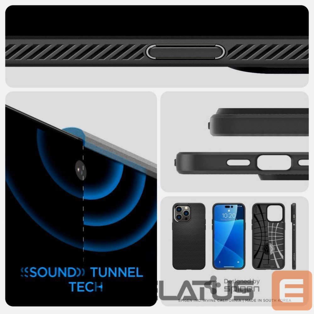Back panel cover Spigen Black