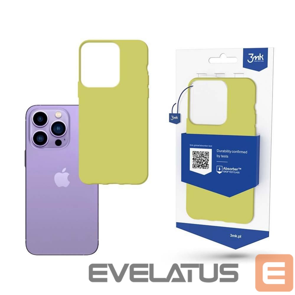 Back panel cover 3MK Yellow