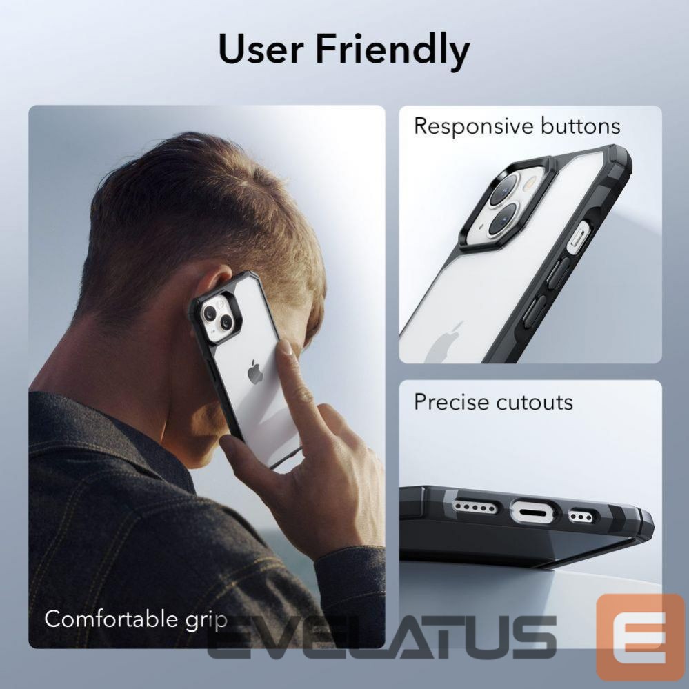 Back panel cover ESR Black || Transparent