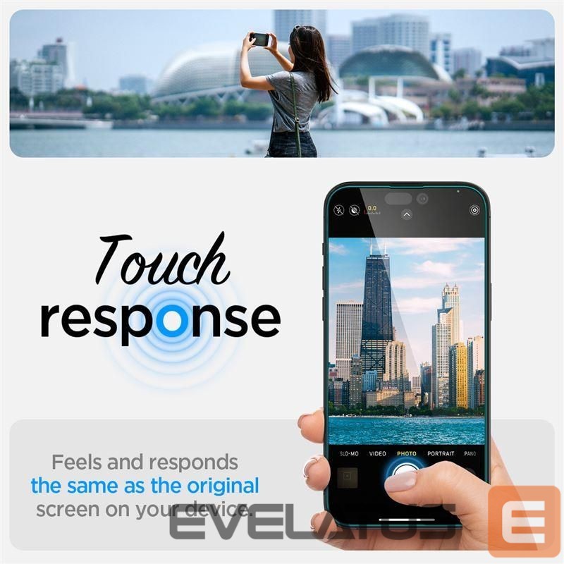 Protective glass Spigen Spigen Glas.tR EZ Fit tempered glass for iPhone 14 Pro - 2 pcs.