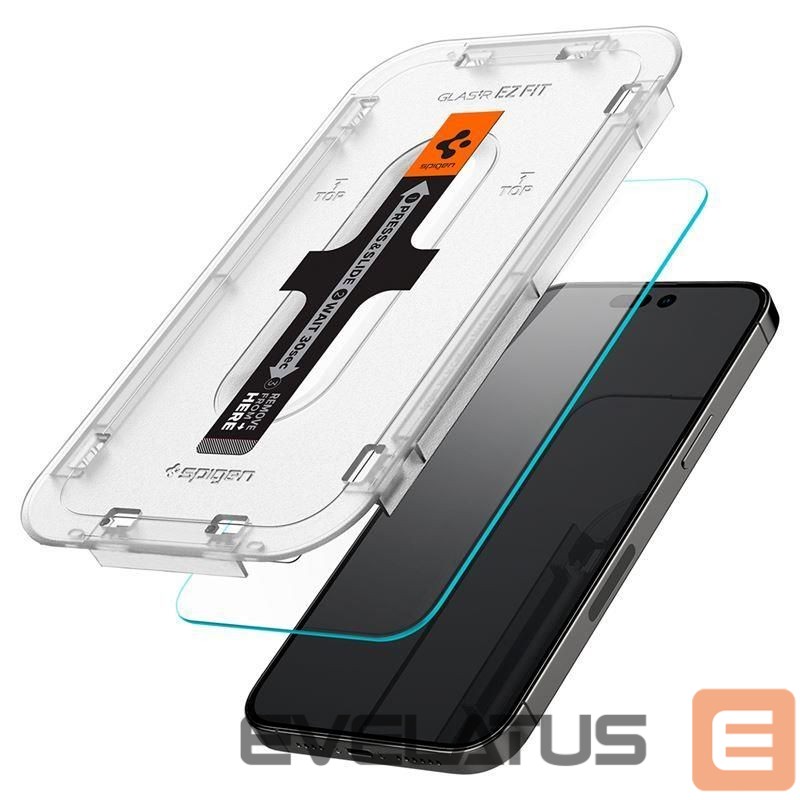 Protective glass Spigen Spigen Glas.tR EZ Fit tempered glass for iPhone 14 Pro - 2 pcs.
