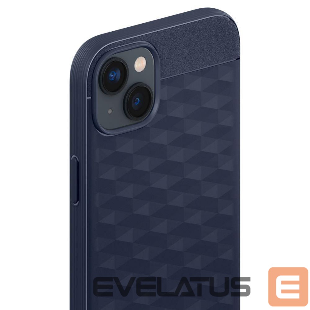 Back panel cover Spigen Caseology Parallax Mag Case with MagSafe for iPhone 14 Plus - Navy