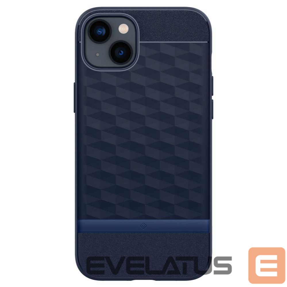 Back panel cover Spigen Caseology Parallax Mag Case with MagSafe for iPhone 14 Plus - Navy