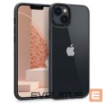 Back panel cover Spigen  Caseology Skyfall iPhone 14 Plus Case - Matte Black 