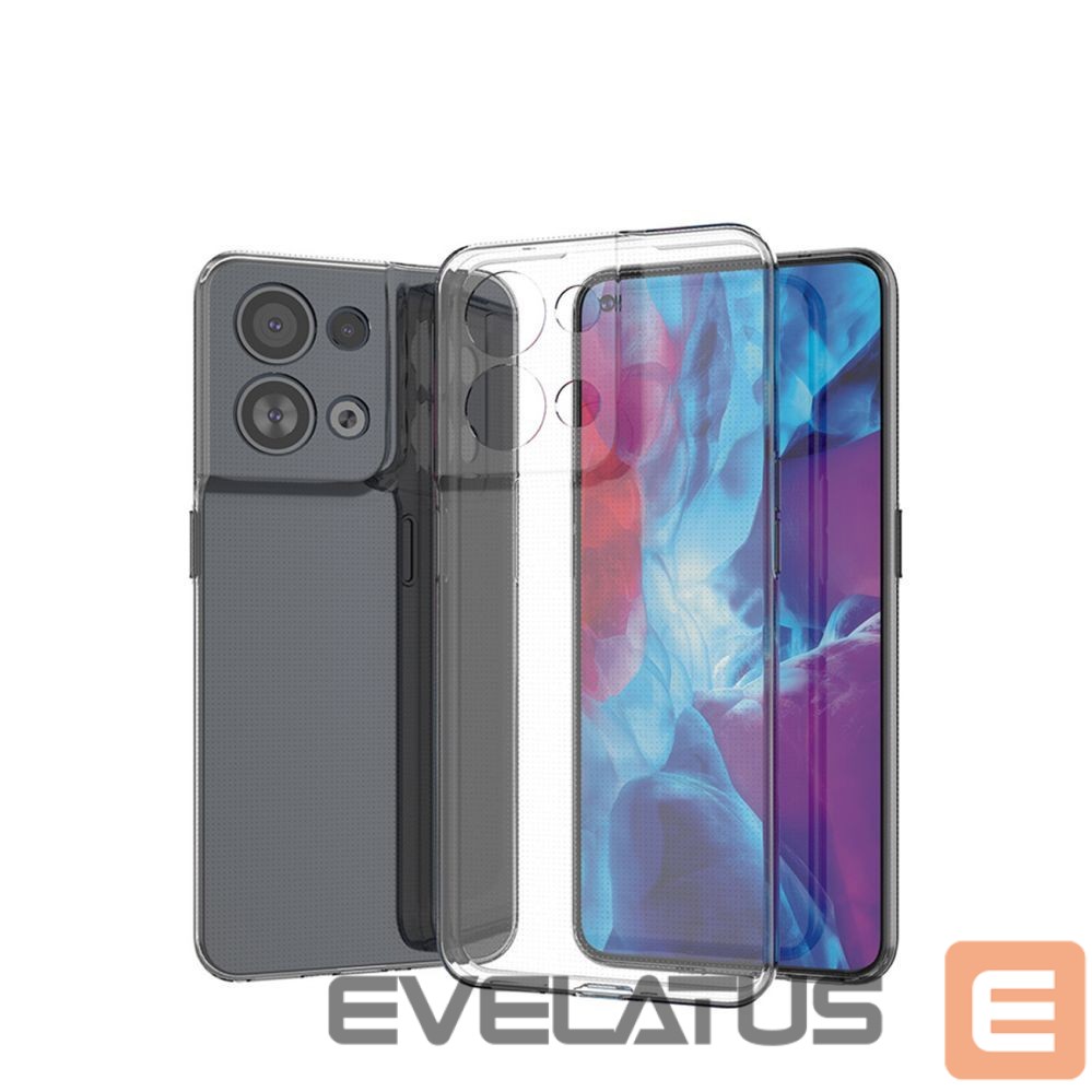 Back panel cover Hurtel - Ultra Clear 0.5mm case for Oppo Reno 8 thin cover transparent