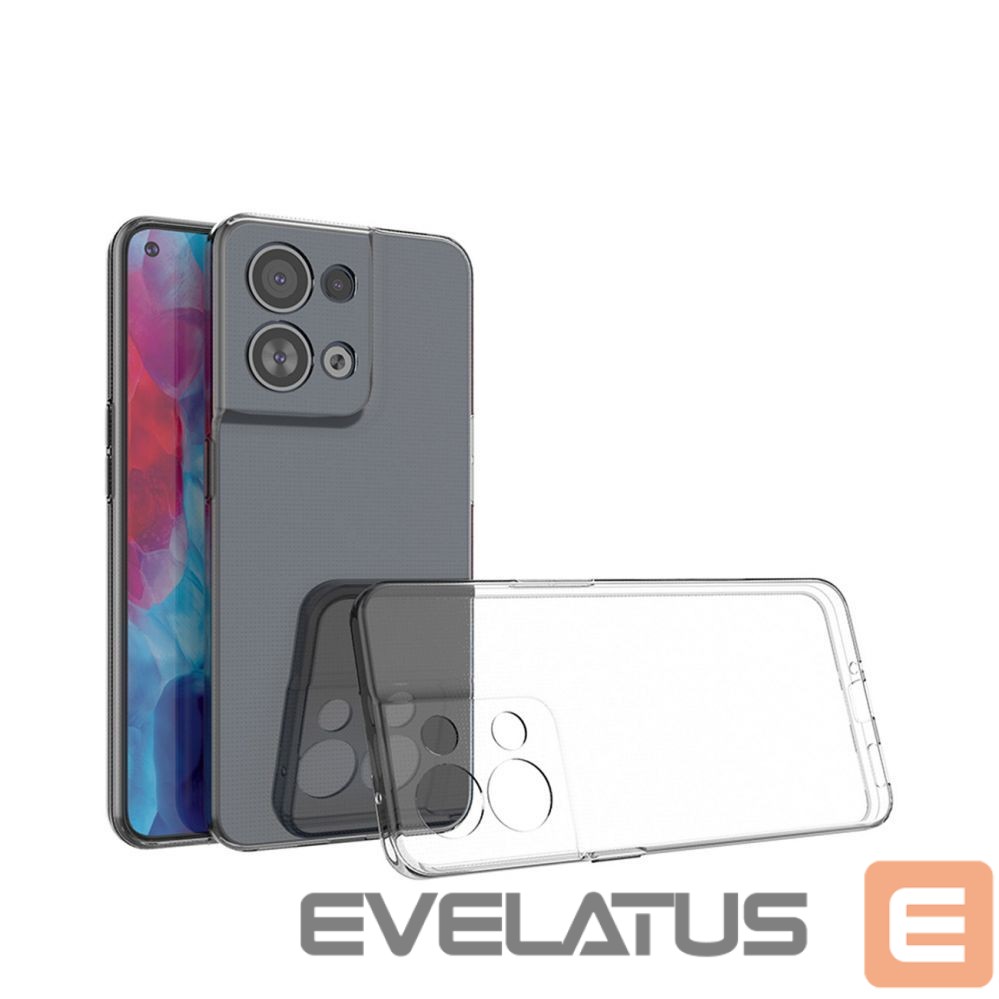 Back panel cover Hurtel - Ultra Clear 0.5mm case for Oppo Reno 8 thin cover transparent