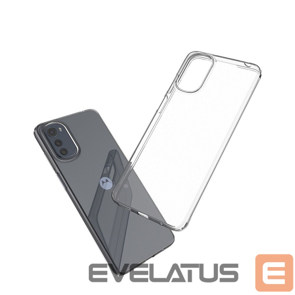 Back panel cover Hurtel Ultra Clear 0.5mm case for Motorola Moto E32 thin cover transparent