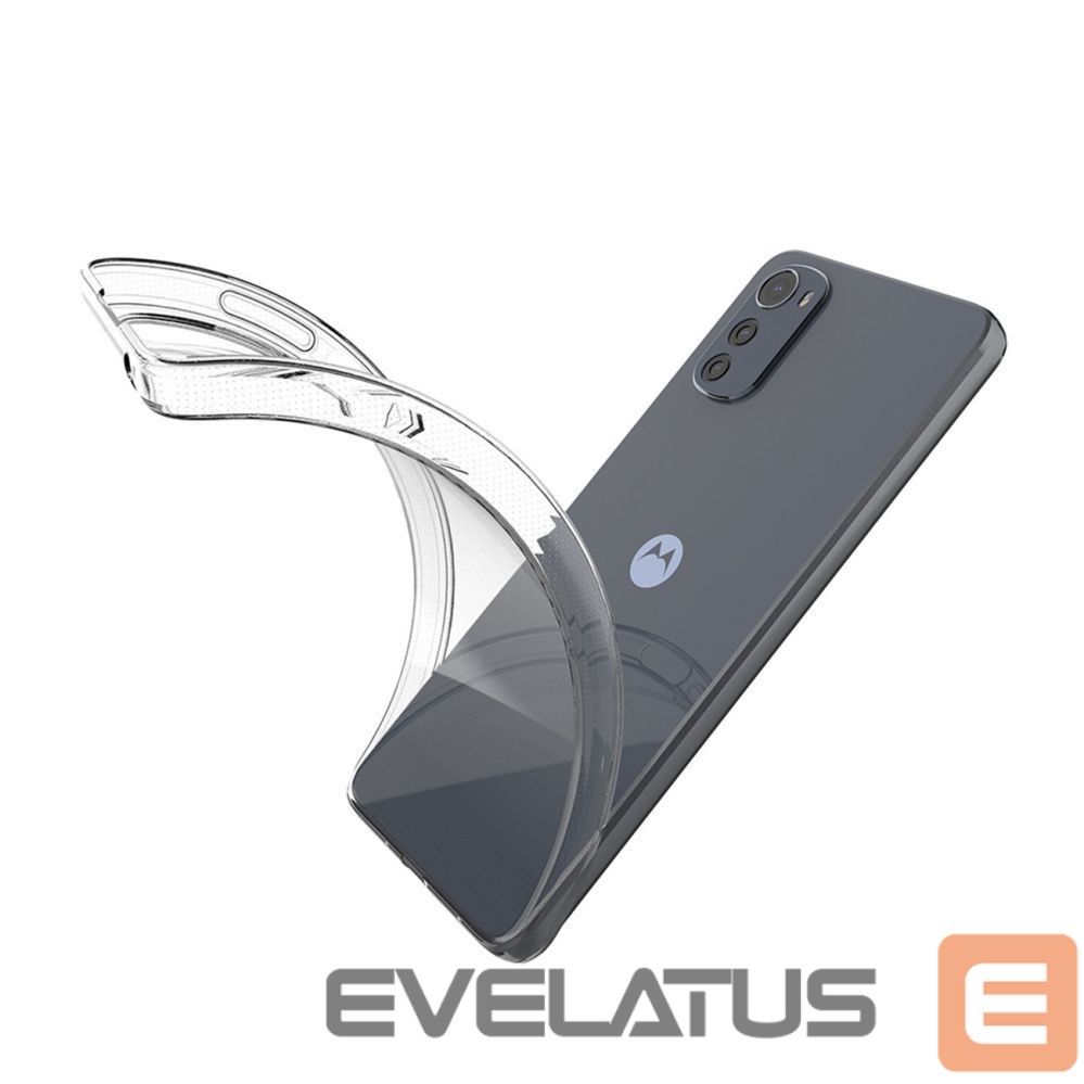 Back panel cover Hurtel Ultra Clear 0.5mm case for Motorola Moto E32 thin cover transparent