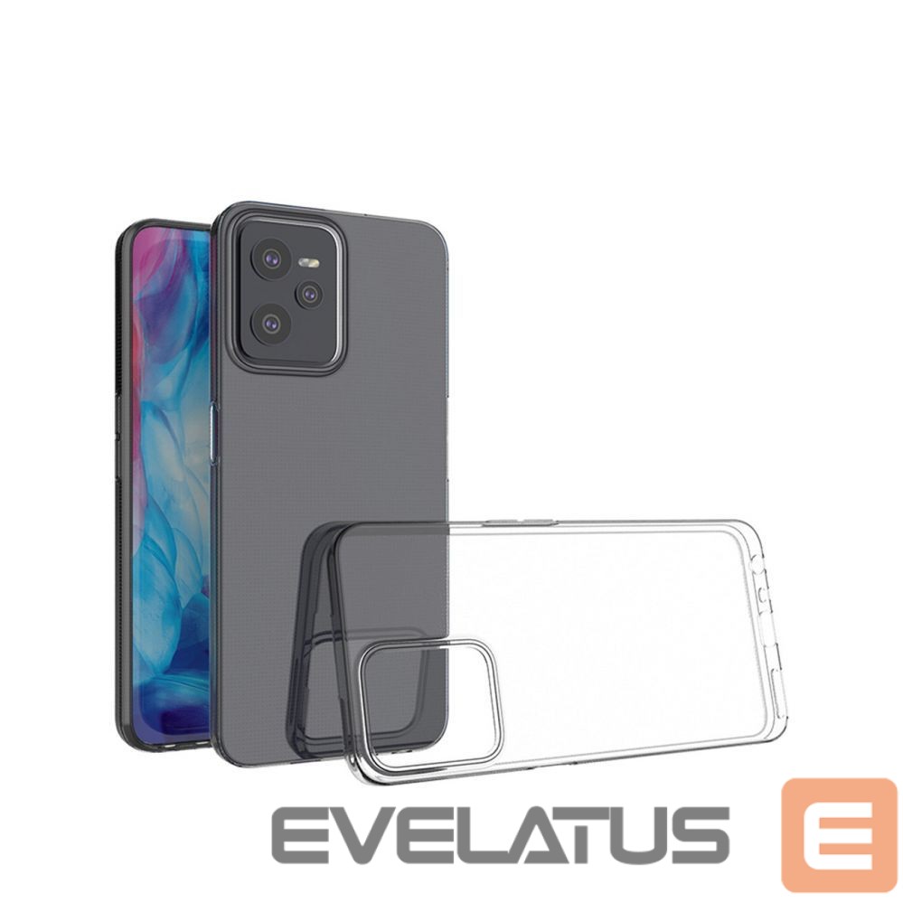 Back panel cover Hurtel Ultra Clear 0.5mm case for Realme C35 thin cover transparent
